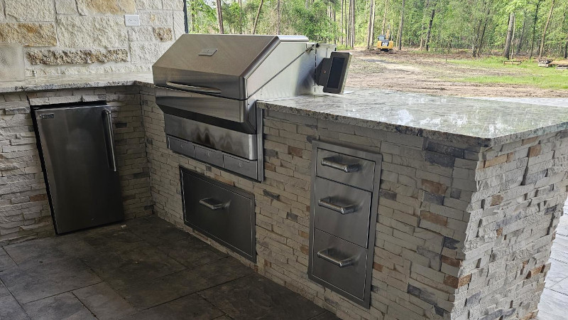 Outdoor Grill Installation, East Texas